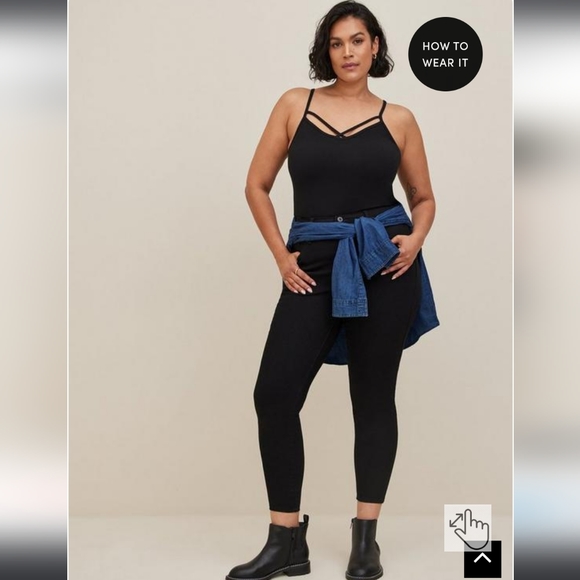 Torrid Denim Black Jegging Size 18 R Skinny High-Rise Jean - Picture 2 of 6